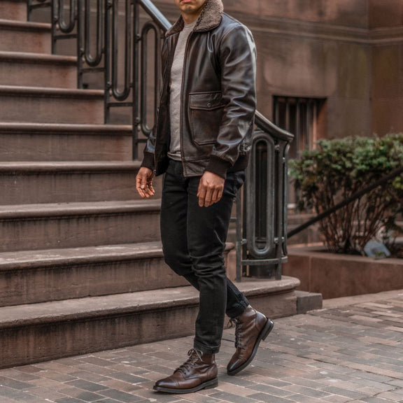 bomber jacket, mens bomber jacket, leather bomber jacket, aviator jacket, bomber, leather jacket with fur, leather jacket with fur collar, leather and fur jacket, leather coat with fur