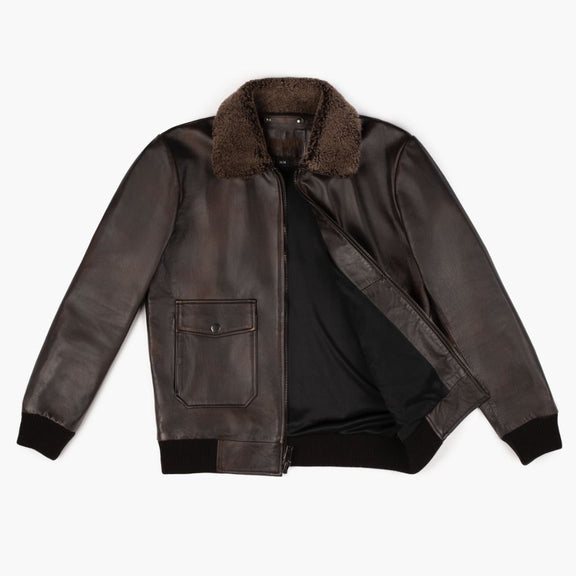 bomber jacket, mens bomber jacket, leather bomber jacket, aviator jacket, bomber, leather jacket with fur, leather jacket with fur collar, leather and fur jacket, leather coat with fur