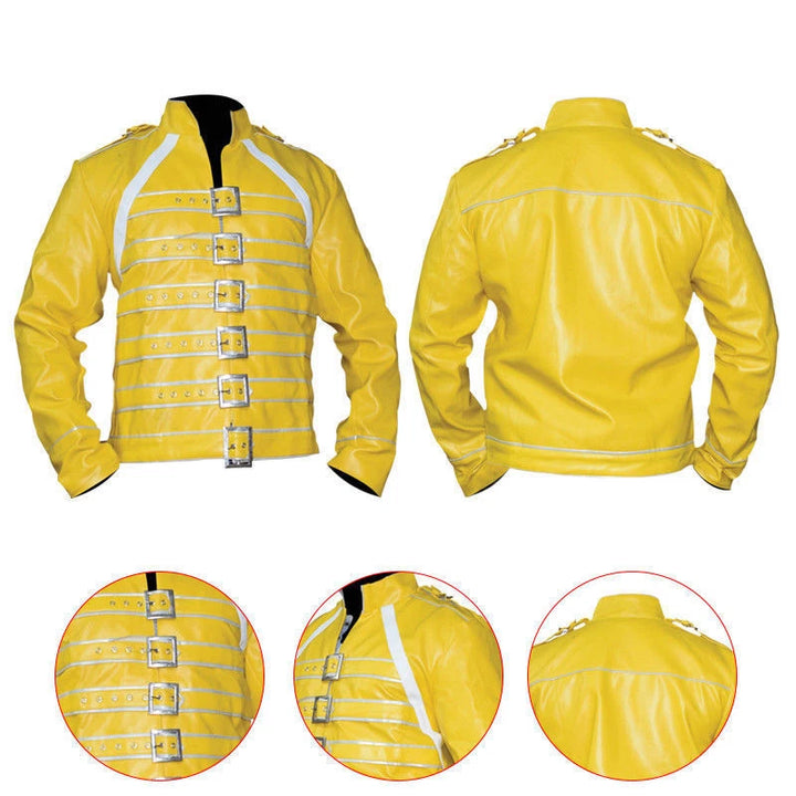Freddie Mercury Jacket
Yellow Military Jacket
Queen Tribute Costume
Cosplay Freddie Mercury
Rock Star Jacket
Freddie Mercury Outfit
Halloween Cosplay Jacket
Magic Tour Jacket
Queen Band Costume
Freddie Mercury Halloween
Concert Costume Jacket
Freddie Mercury Replica
Retro Rock Costume
