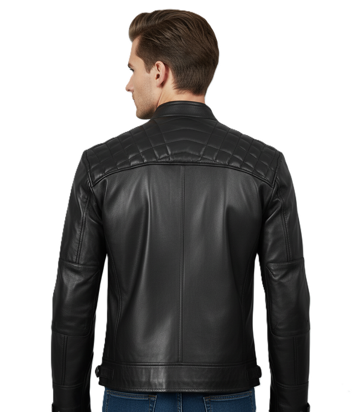 Men’s Black Leather Jacket USA
Stylish Moto Jacket for Men
Biker Leather Jacket with Zipper Pockets
Men’s Slim Fit Leather Jacket USA
Trendy Men’s Fashion Jacket