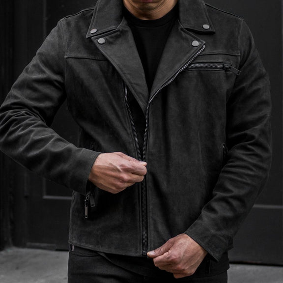 mens suede leather jacket
black suede biker jacket
mens leather jackets
suede biker jacket men
real suede leather jacket
genuine leather jacket
black biker jacket mens
suede motorcycle jacket
