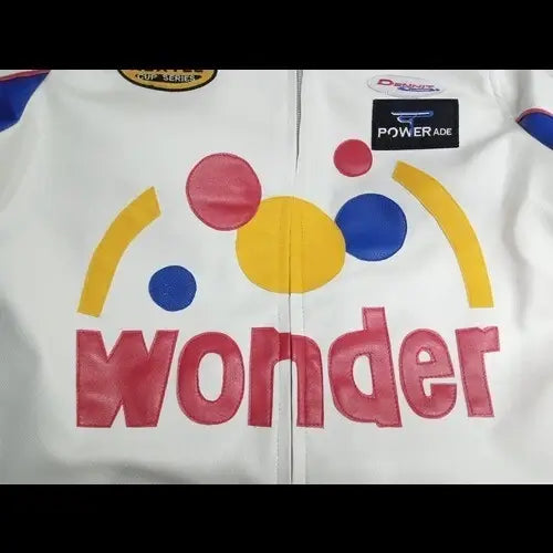 Ricky Bobby Wonder Bread Racing Jacket – Faux Leather – Talladega Nights Movie Replica – Halloween & Cosplay Costume 