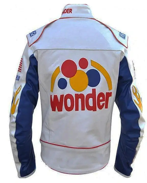 Ricky Bobby Wonder Bread Racing Jacket – Faux Leather – Talladega Nights Movie Replica – Halloween & Cosplay Costume 