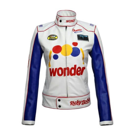Ricky Bobby Wonder Bread Racing Jacket – Faux Leather – Talladega Nights Movie Replica – Halloween & Cosplay Costume 