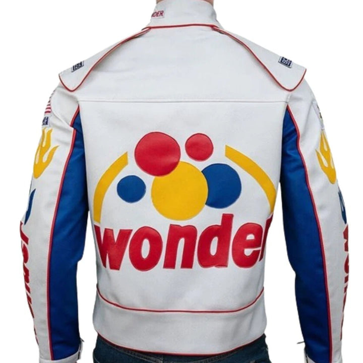 Ricky Bobby Wonder Bread Racing Jacket – Faux Leather – Talladega Nights Movie Replica – Halloween & Cosplay Costume 