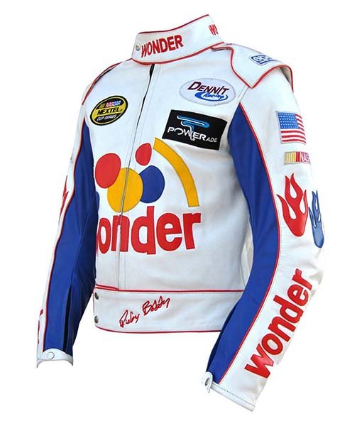 Ricky Bobby Wonder Bread Racing Jacket – Faux Leather – Talladega Nights Movie Replica – Halloween & Cosplay Costume 