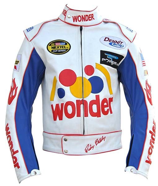 Ricky Bobby Wonder Bread Racing Jacket – Faux Leather – Talladega Nights Movie Replica – Halloween & Cosplay Costume 