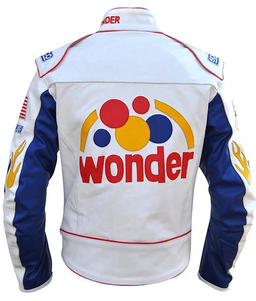 Ricky Bobby Wonder Bread Racing Jacket – Faux Leather – Talladega Nights Movie Replica – Halloween & Cosplay Costume 